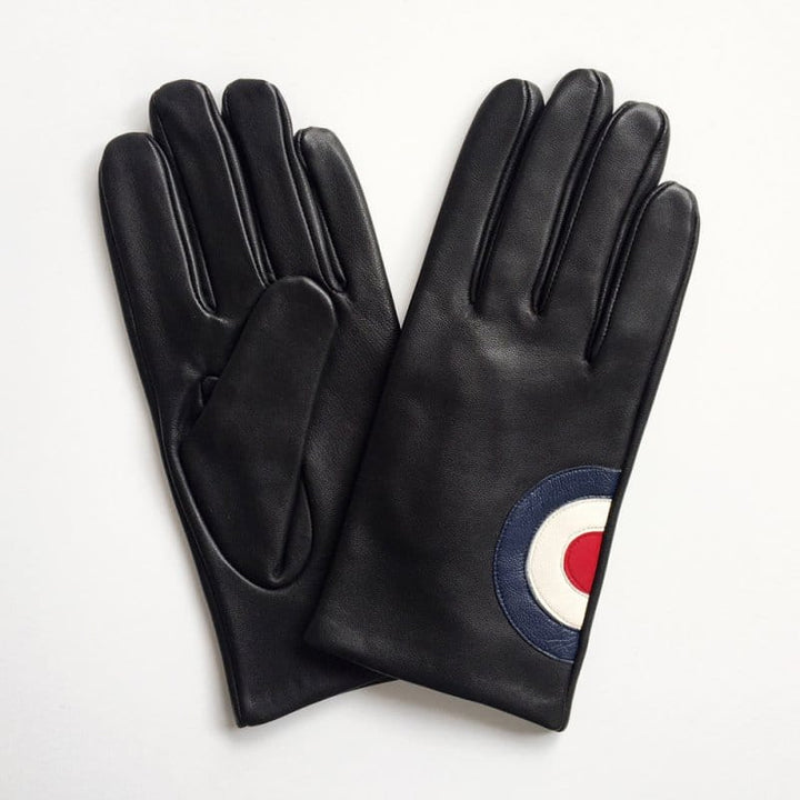 Frederick Sheppard | ターゲットデザインのメンズ レザーグローブ〈Black〉 - Sopwith camel