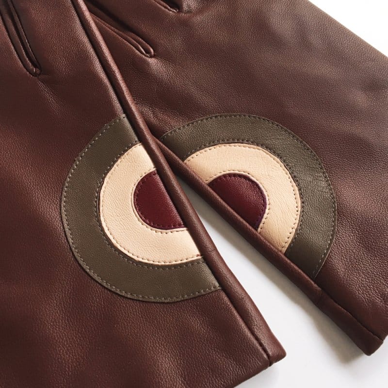 Frederick Sheppard | ターゲットデザインのメンズ レザーグローブ〈Brown〉 - Sopwith camel