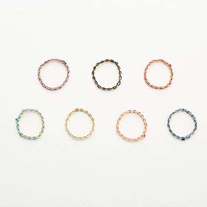 Aquvii(アクビ) × RICHADD | 虹をテーマにした7色の指輪 Niji ring [aq.0008] - Sopwith camel