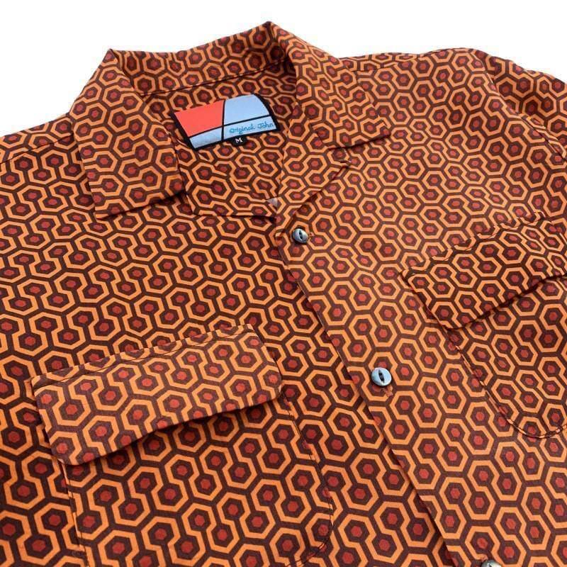 Original John(オリジナル ジョン) | ハニカム柄の長袖オープンカラーシャツ 【Limited edition】 - Sopwith camel