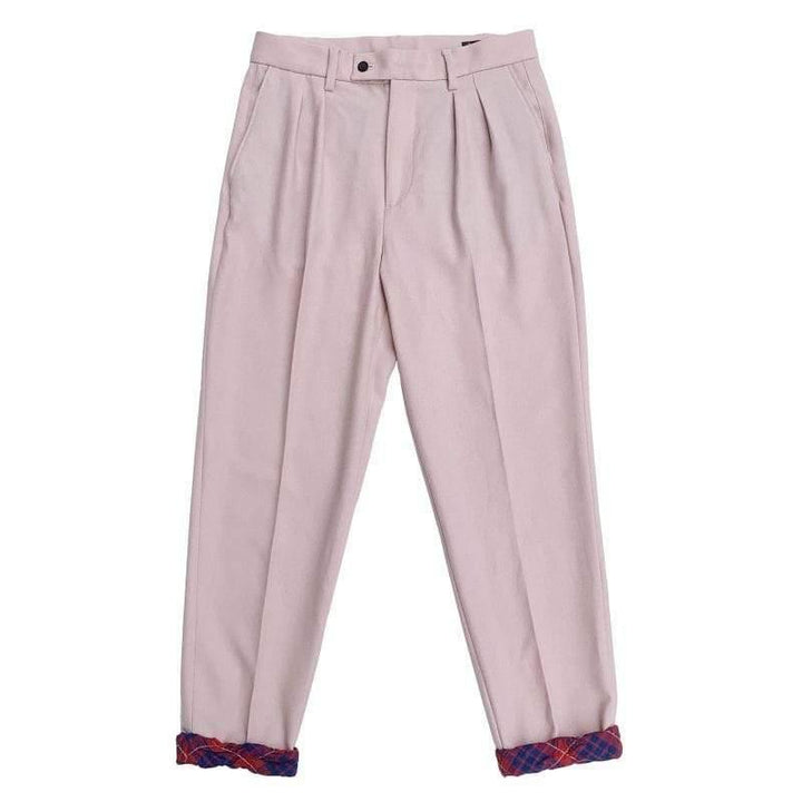 Original John(オリジナル ジョン) | 2タック ポリエステル ペグトラウザーズ 〈Pink〉 - Sopwith camel