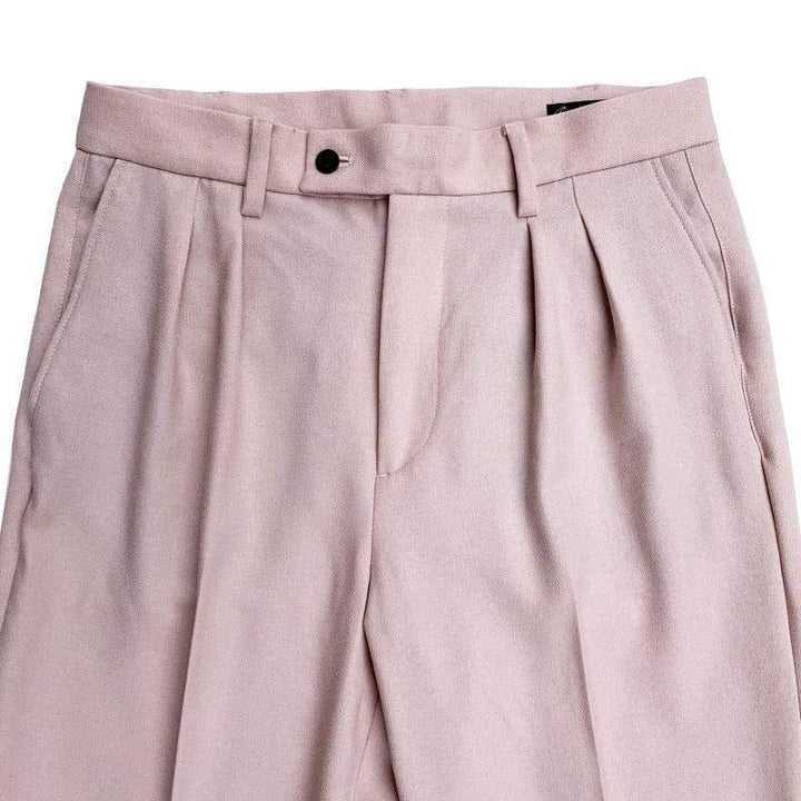 Original John(オリジナル ジョン) | 2タック ポリエステル ペグトラウザーズ 〈Pink〉 - Sopwith camel