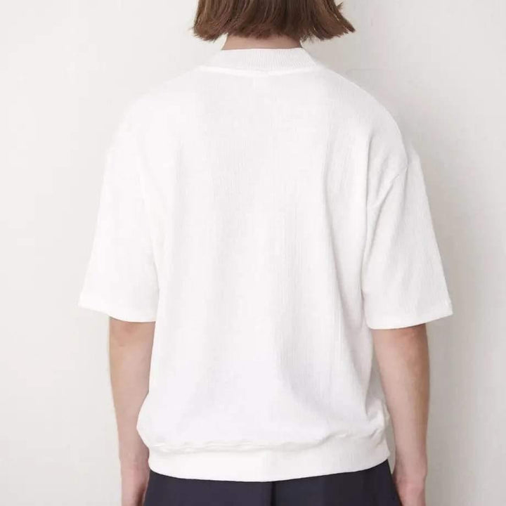 gicipi (ジチピ) | POLPO 2111P イタリア製 リネン混モックネックTシャツ - Sopwith camel