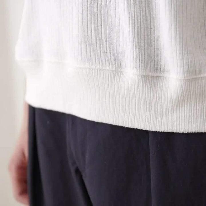 gicipi (ジチピ) | POLPO 2111P イタリア製 リネン混モックネックTシャツ - Sopwith camel