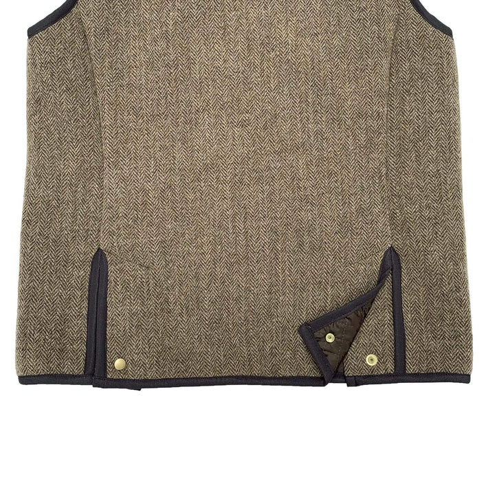 Original John(オリジナル ジョン) | 特別別注 キルティングライニングのツイードB.D.ベスト 〈Brown〉 - Sopwith camel