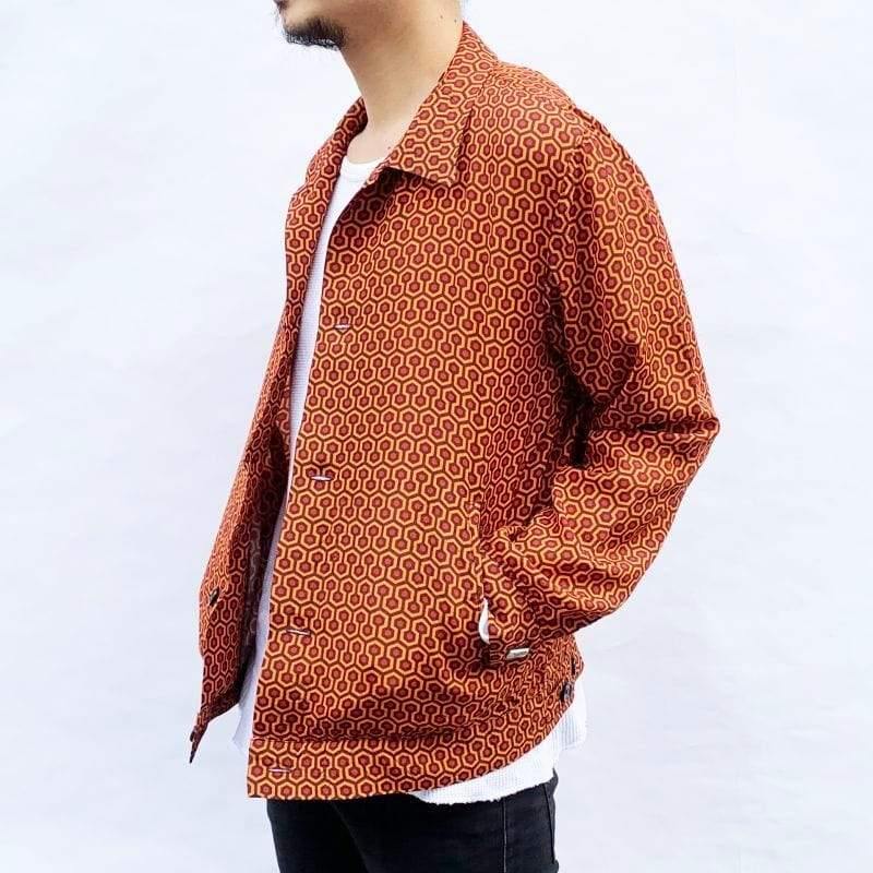 Original John(オリジナル ジョン) | ハニカム柄のレーヨン素材シャツジャケット【Limited edition】 - Sopwith camel