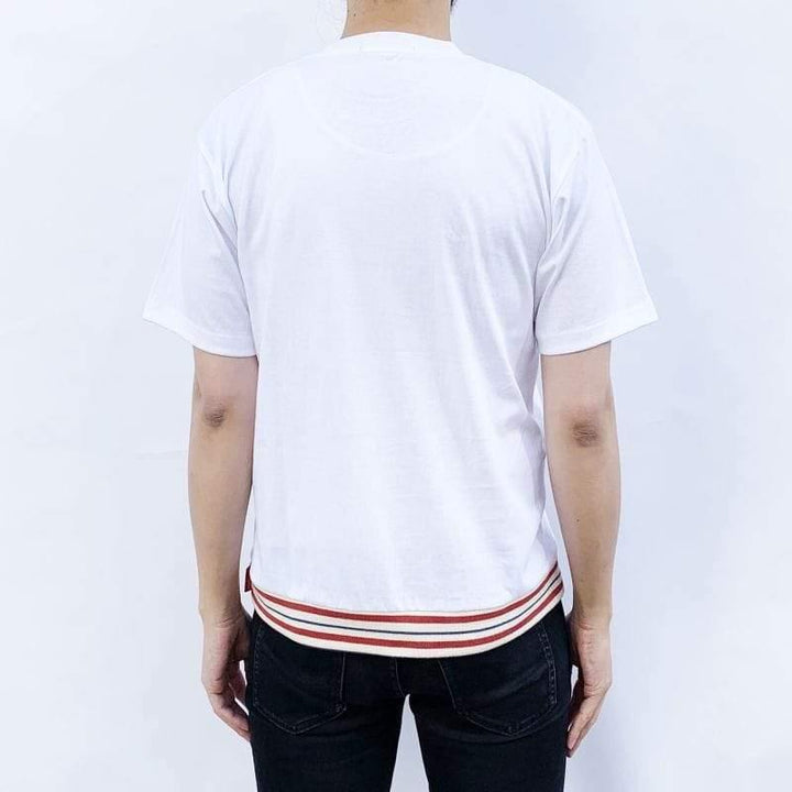 Original John (オリジナル ジョン) | リラックスシルエットのラインデザイン ブルドック プリントTシャツ - Sopwith camel
