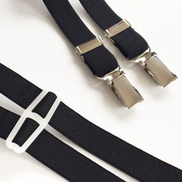 Reloco London(レルコ ロンドン) | 英国製 H型 ロンドン ブレイシズ 25mm チェッカーフラッグ 〈Black and White〉 - Sopwith camel