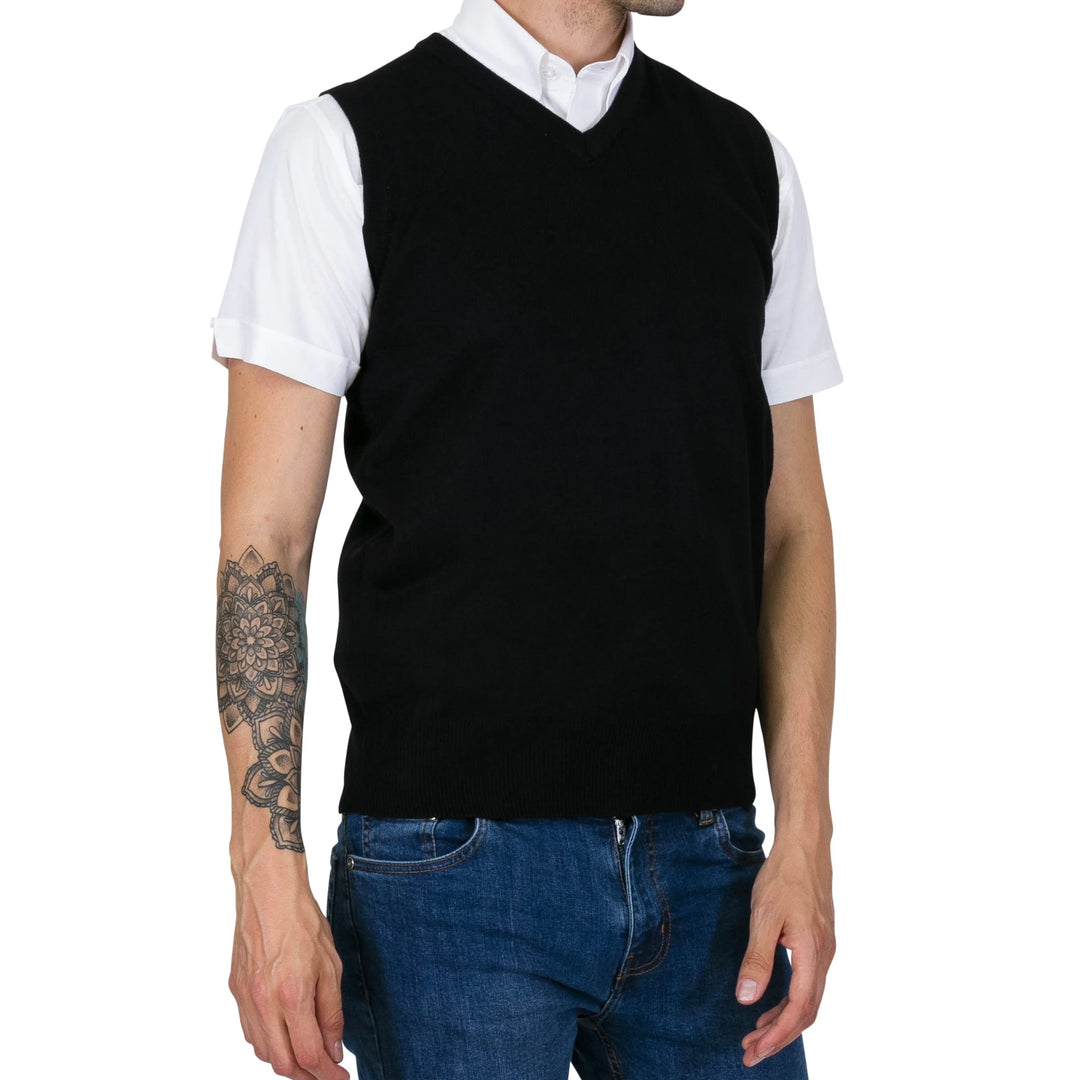 RELCO LONDON (レルコ ロンドン) | Vネック ニットベスト V-NECK KNITTED TANK - Sopwith camel