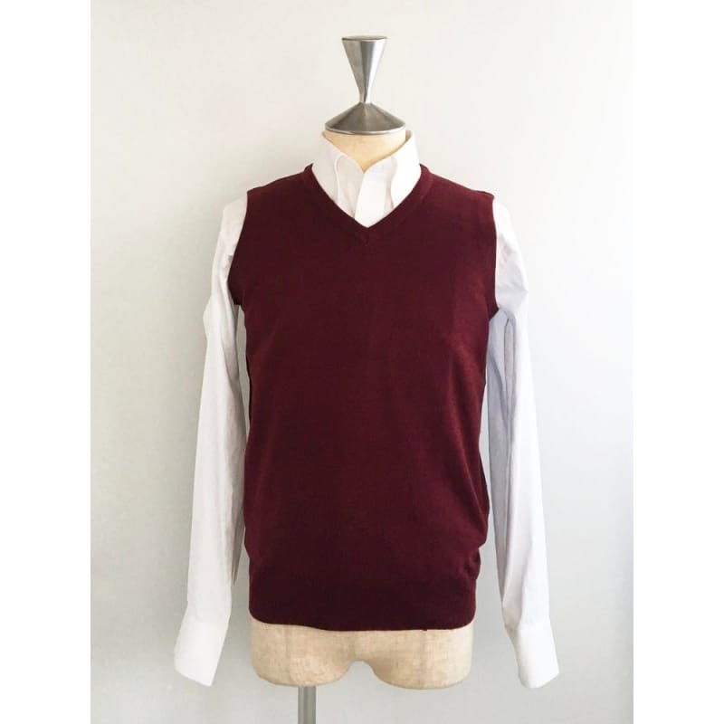 RELCO LONDON (レルコ ロンドン) | Vネック ニットベスト V-NECK KNITTED TANK - Sopwith camel