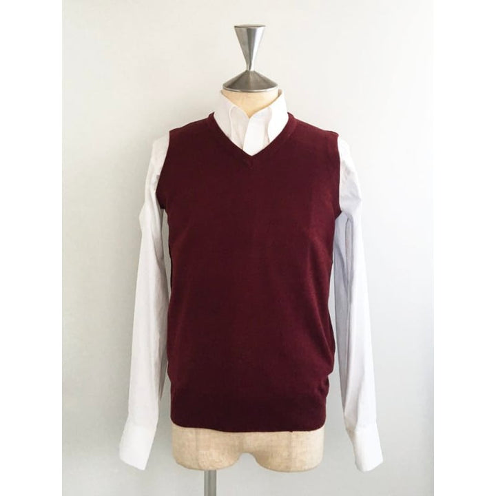 RELCO LONDON (レルコ ロンドン) | Vネック ニットベスト V-NECK KNITTED TANK - Sopwith camel