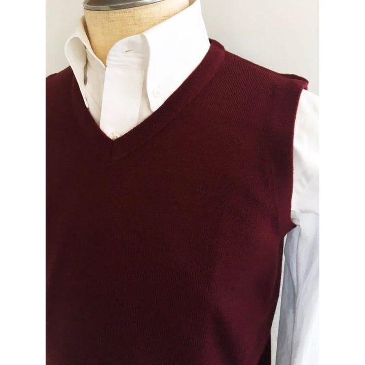 RELCO LONDON (レルコ ロンドン) | Vネック ニットベスト V-NECK KNITTED TANK - Sopwith camel