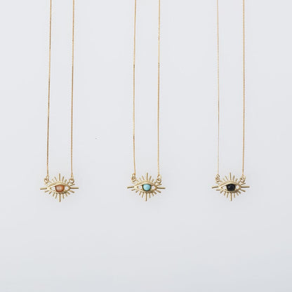 Aquvii(アクビ) | 天然石の瞳が、静かに見つめるネックレス Rock eye series Necklace[aq.126] - Sopwith camel