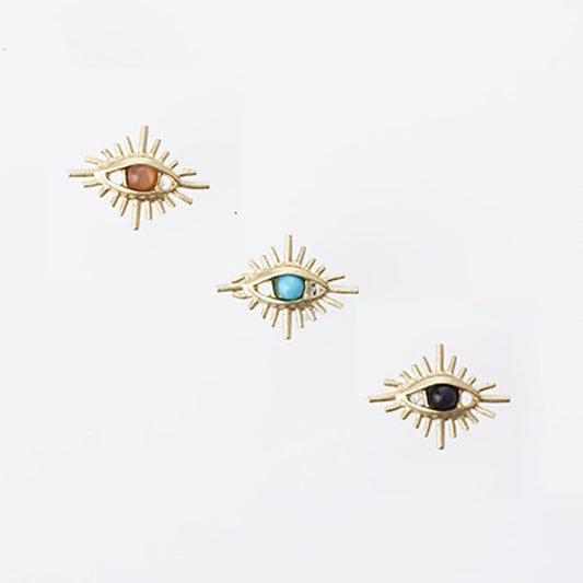 Aquvii(アクビ) | 天然石の瞳が、静かに見つめるピアス Rock eye series Pierce[aq.126] - Sopwith camel