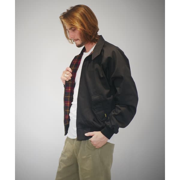 COMBAT(コンバット) | 英国製 60周年記念モデルのハリントンジャケット〈Black〉 - Sopwith camel