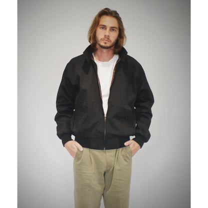 COMBAT(コンバット) | 英国製 60周年記念モデルのハリントンジャケット〈Black〉 - Sopwith camel