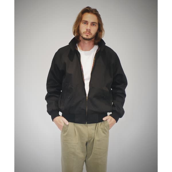 COMBAT(コンバット) | 英国製 60周年記念モデルのハリントンジャケット〈Black〉 - Sopwith camel