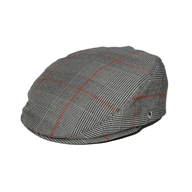 Original John(オリジナル ジョン) | SHORT BRIM HUNTING CAP [HTSH471] - GREY×RED - Sopwith camel