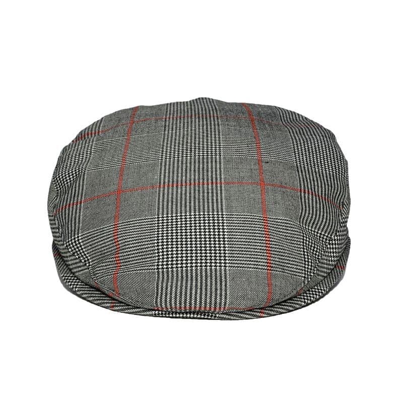 Original John(オリジナル ジョン) | SHORT BRIM HUNTING CAP [HTSH471] - GREY×RED - Sopwith camel
