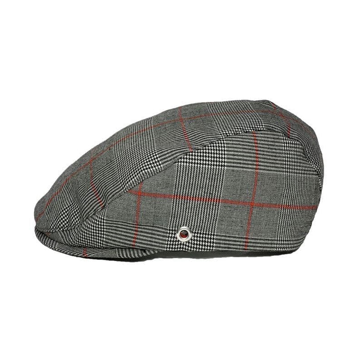 Original John(オリジナル ジョン) | SHORT BRIM HUNTING CAP [HTSH471] - GREY×RED - Sopwith camel