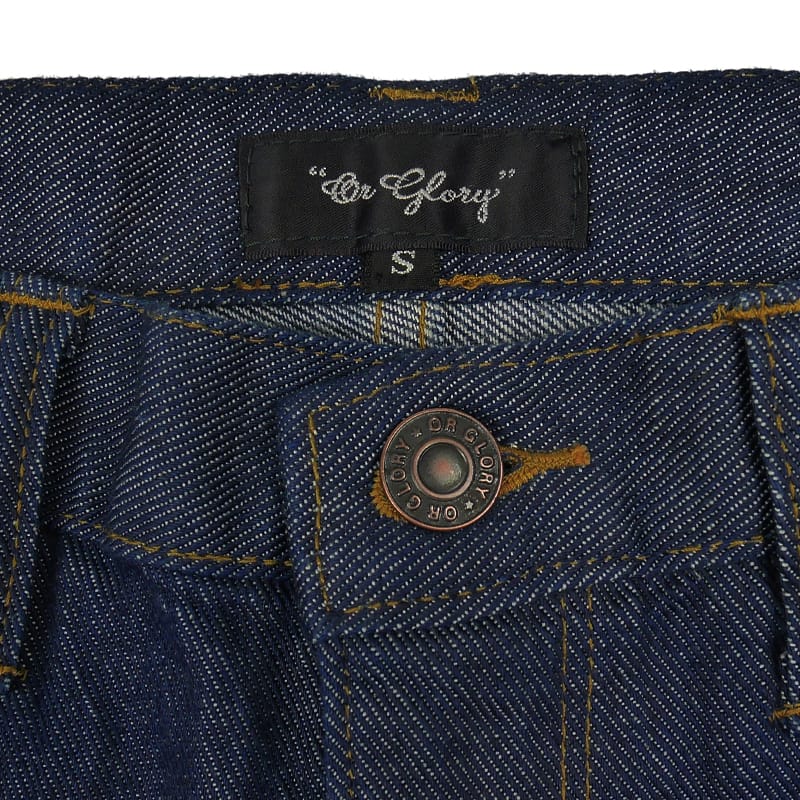 OR GLORY(オア・グローリー) | スタプレタイプの左綾ライトオンスデニム〈Indigo〉 - Sopwith camel