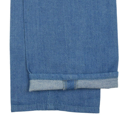 OR GLORY(オア・グローリー) | スタプレタイプの左綾ライトオンスデニム〈Saxe Blue〉 - Sopwith camel