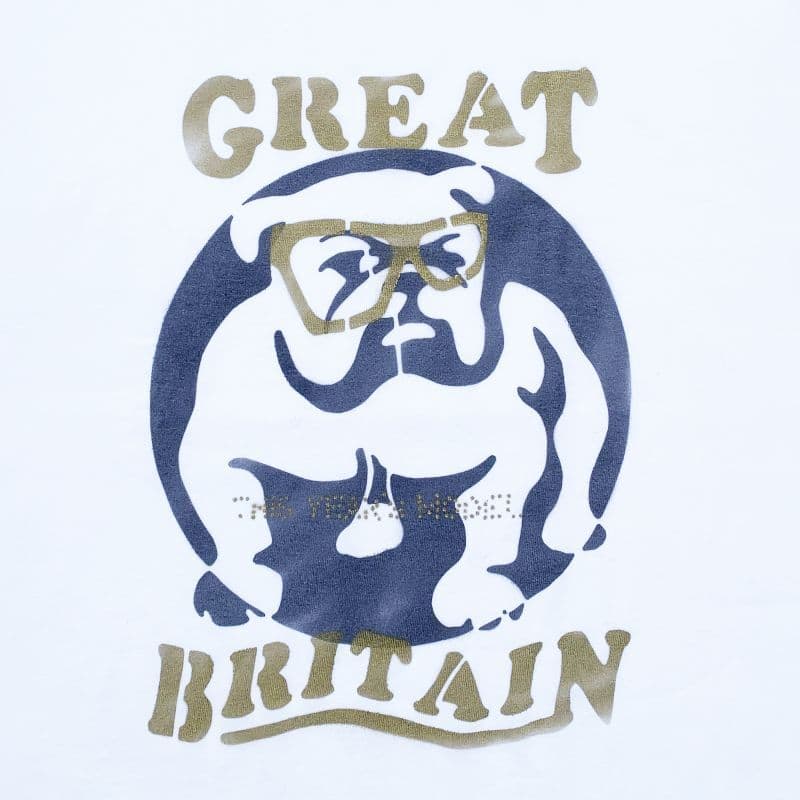 Original John(オリジナル ジョン) | エルビス・コステロをイメージしたメガネデザインのT-BULLDOG〈White〉TS452 - Sopwith camel