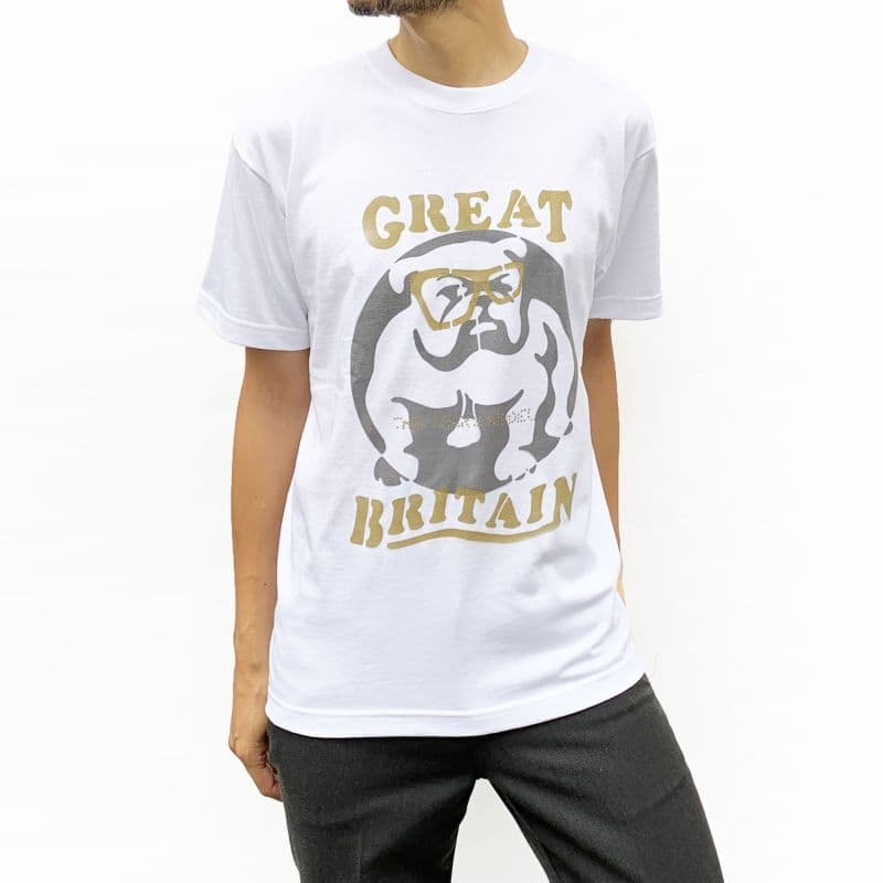 Original John(オリジナル ジョン) | エルビス・コステロをイメージしたメガネデザインのT-BULLDOG〈White〉TS452 - Sopwith camel