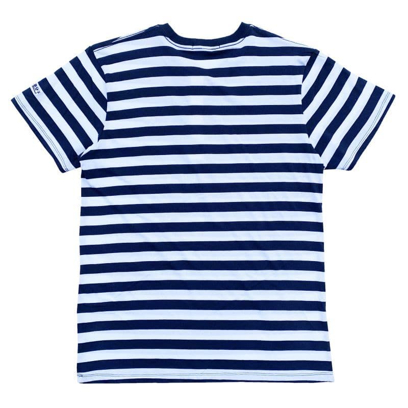 Original John(オリジナル ジョン) | クルミボタンのボーダー柄ヘンリーネックTシャツ〈Navy×White〉 - Sopwith camel