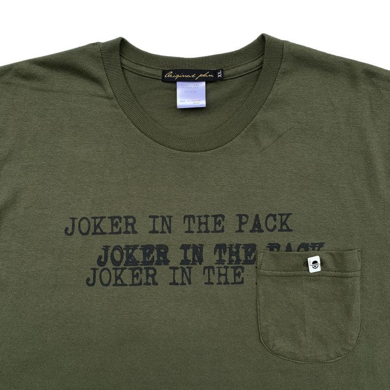 Original John(オリジナル ジョン) | "JOKER IN THE PACK"プリントのポケットTシャツ - Sopwith camel