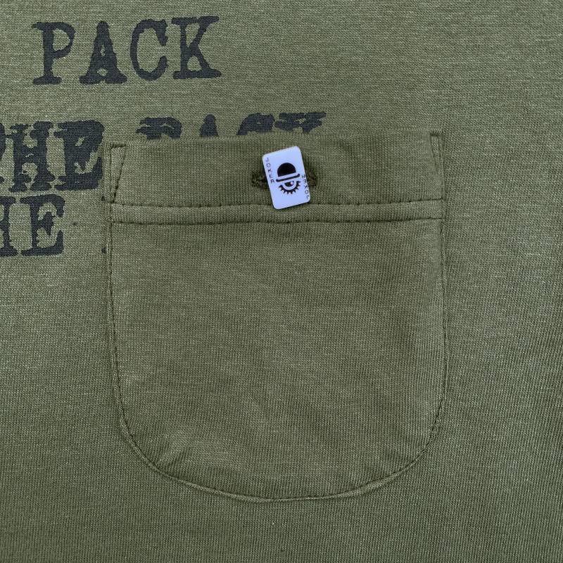 Original John(オリジナル ジョン) | "JOKER IN THE PACK"プリントのポケットTシャツ - Sopwith camel
