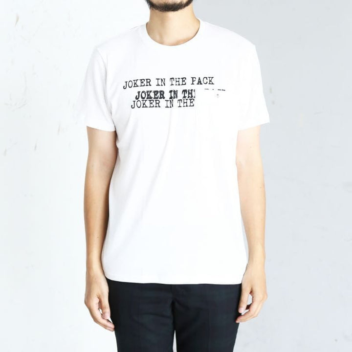 Original John(オリジナル ジョン) | "JOKER IN THE PACK"プリントのポケットTシャツ - Sopwith camel