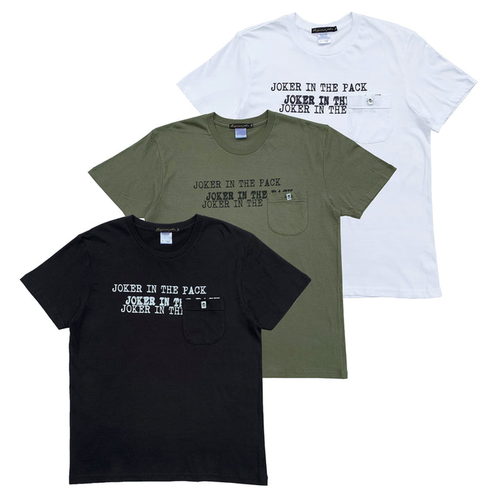 Original John(オリジナル ジョン) | "JOKER IN THE PACK"プリントのポケットTシャツ - Sopwith camel