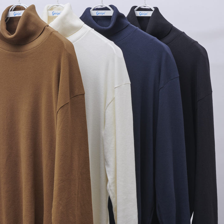 gicipi (ジチピ) | TIGRE [2102A] イタリア製 コットン タートルネック リラックスフィットのニットソー - Sopwith camel