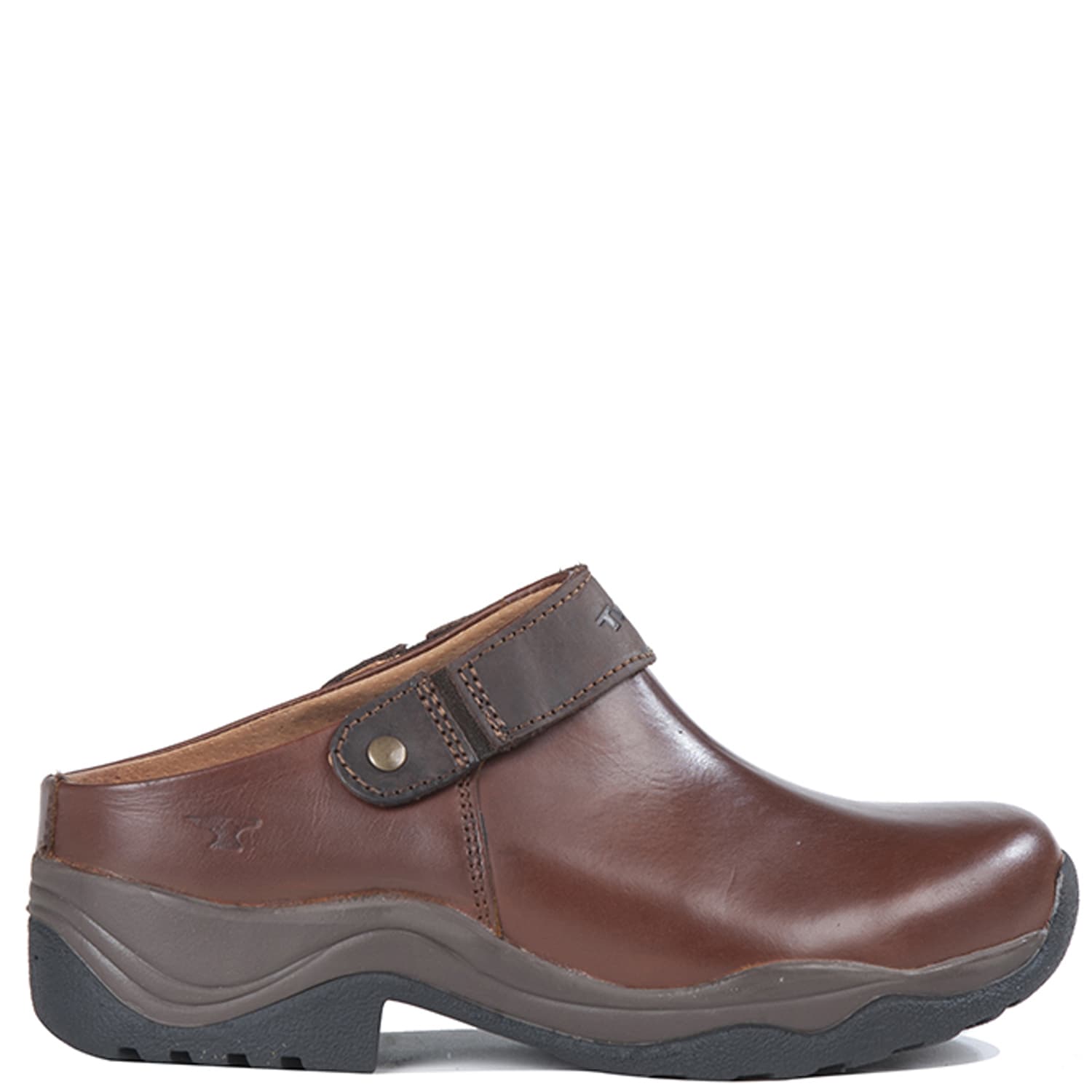 TUFFA BOOTS (タッファ ブーツ) | ジョッキーサンダル CARLOW レザー クロッグ 〈Brown〉 - Sopwith camel