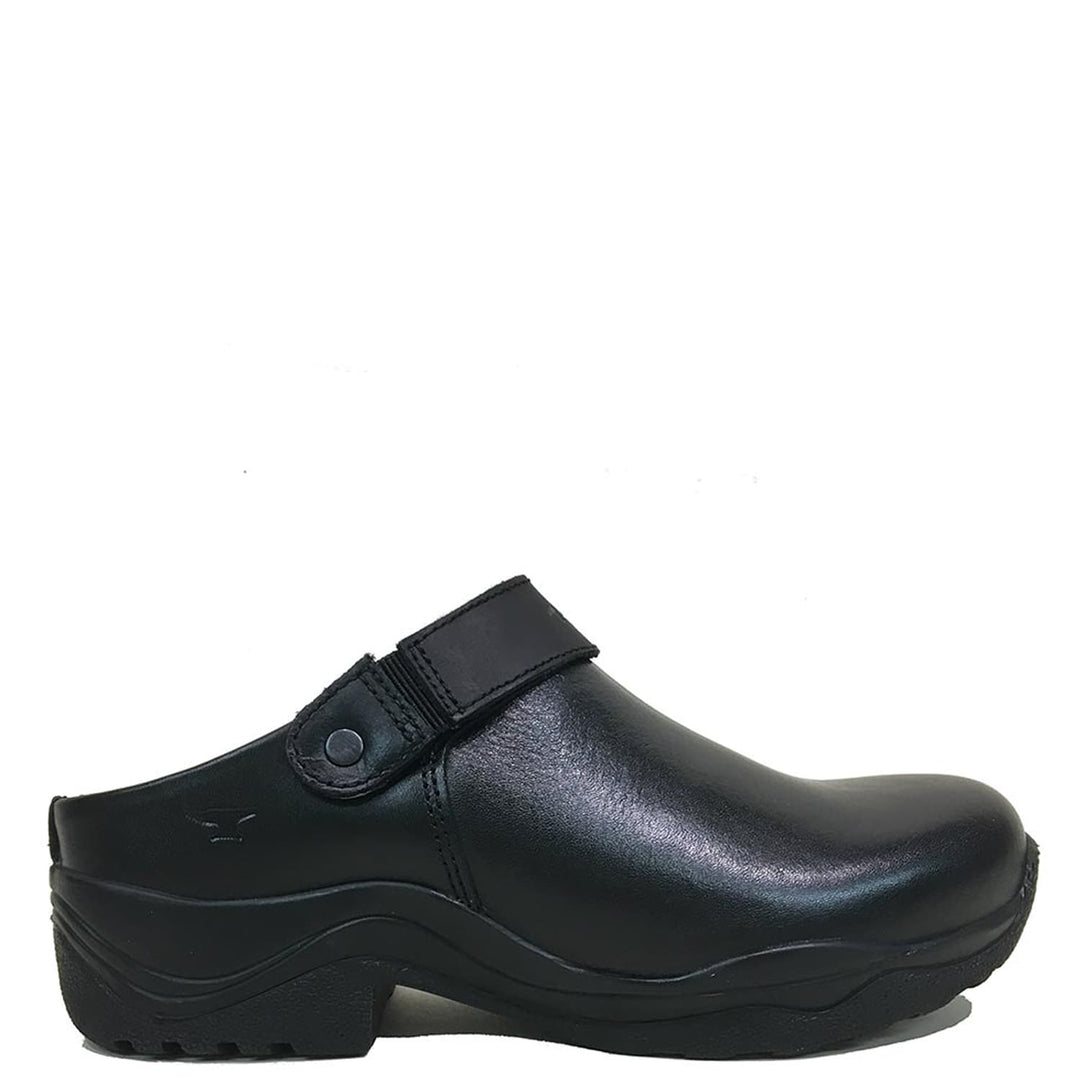 TUFFA BOOTS (タッファ ブーツ) | ジョッキーサンダル CARLOW レザー クロッグ 〈Black〉 - Sopwith camel