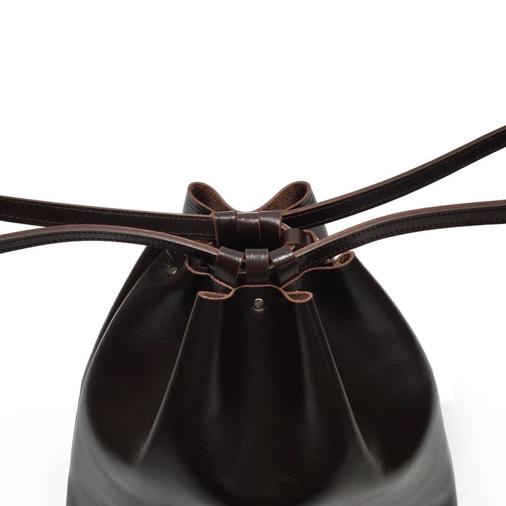 OR GLORY(オア・グローリー) | タッセル付きレザー巾着 S〈Brown〉Tassel Poach S - Sopwith camel