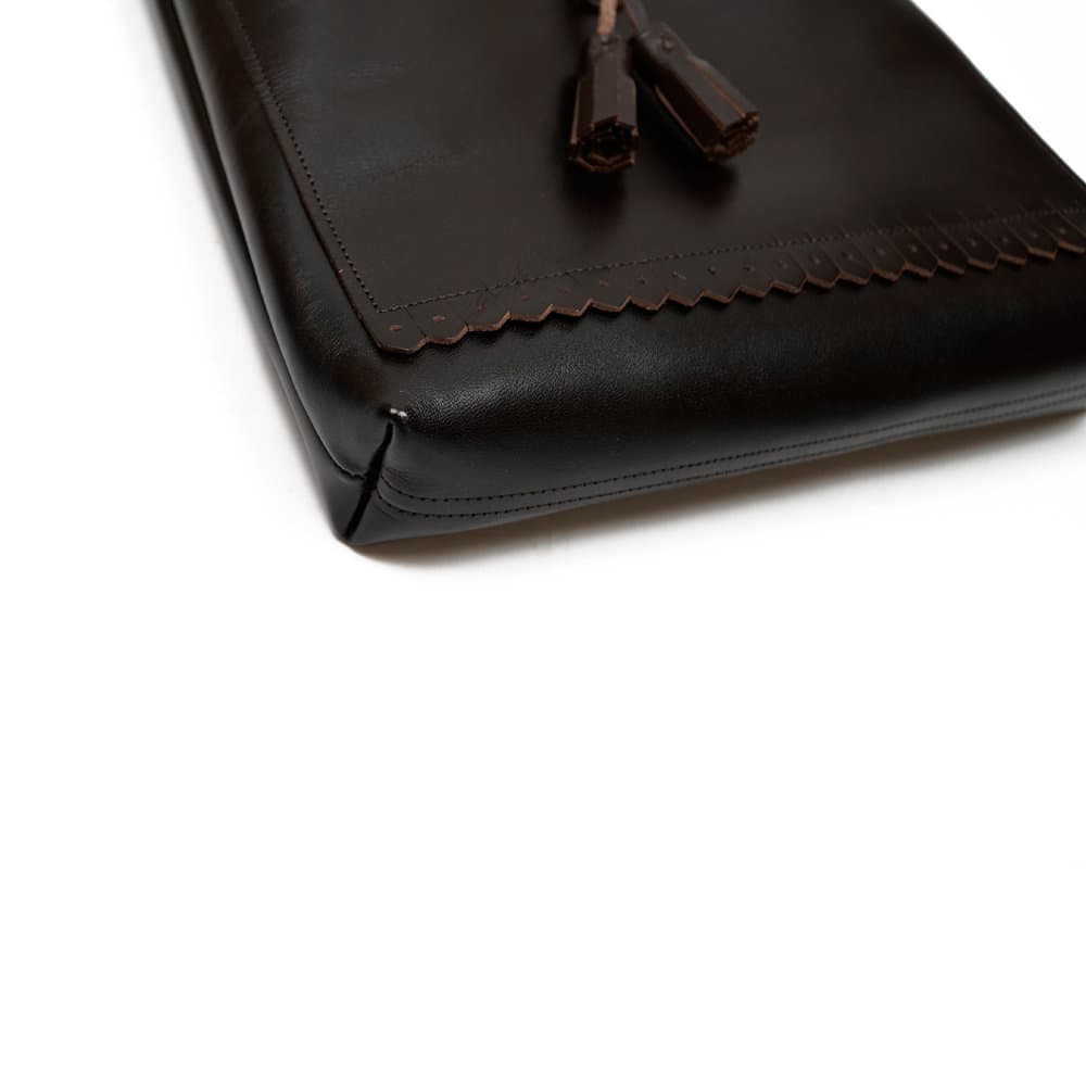 OR GLORY(オア・グローリー) | タッセル付きレザー巾着 S〈Brown〉Tassel Poach S - Sopwith camel