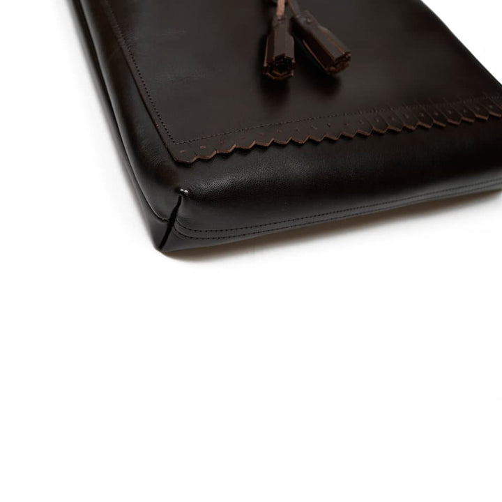 OR GLORY(オア・グローリー) | タッセル付きレザー巾着 S〈Brown〉Tassel Poach S - Sopwith camel