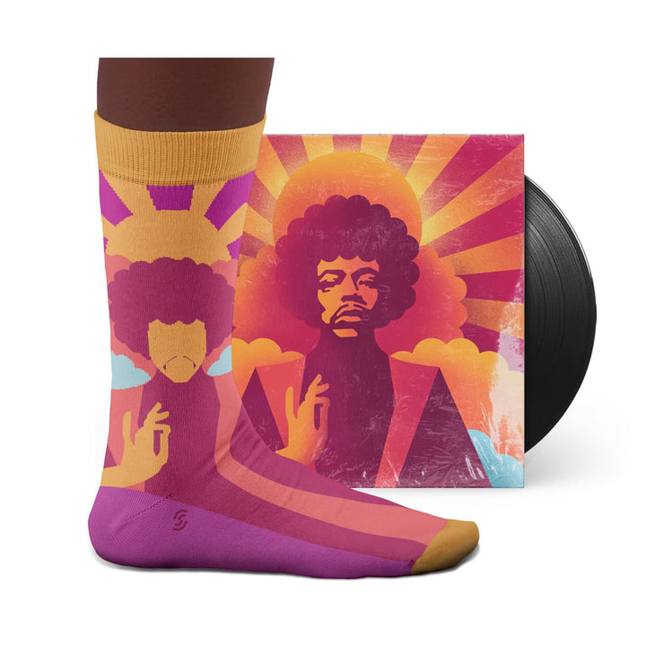 Sock affairs(ソックス・アフェアーズ) | Trippy Guitars Socks - Jimi Hendrix - Sopwith camel