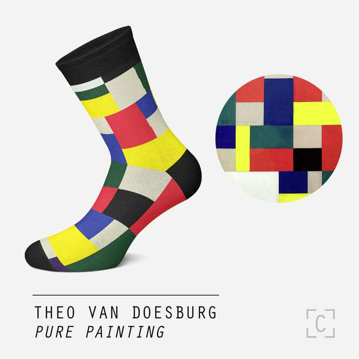 Sock affairs(ソックス・アフェアーズ) | Pure Painting Socks - Theo van Doesburg - Sopwith camel
