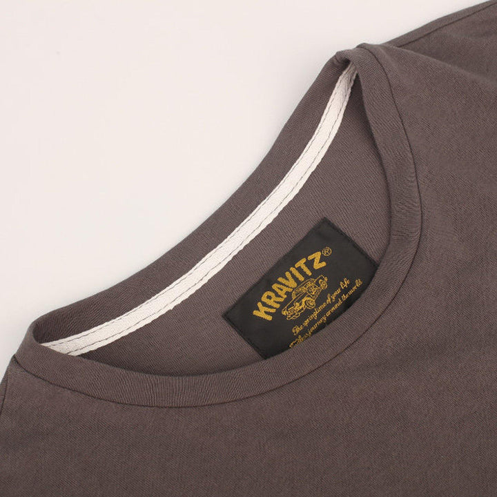 KRAVITZ (クラヴィッツ) | サイドジップのフェイクレイヤードTシャツ 〈Grey〉 - Sopwith camel