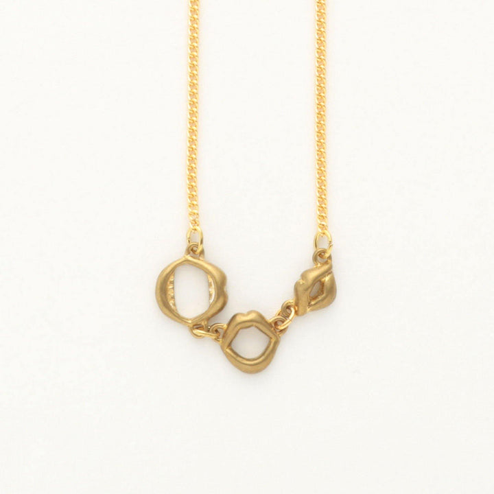 Aquvii(アクビ) | 「I Love U」と言っているような口の形をモチーフにしたネックレス I ♡ U necklace [aq.019] - Sopwith camel