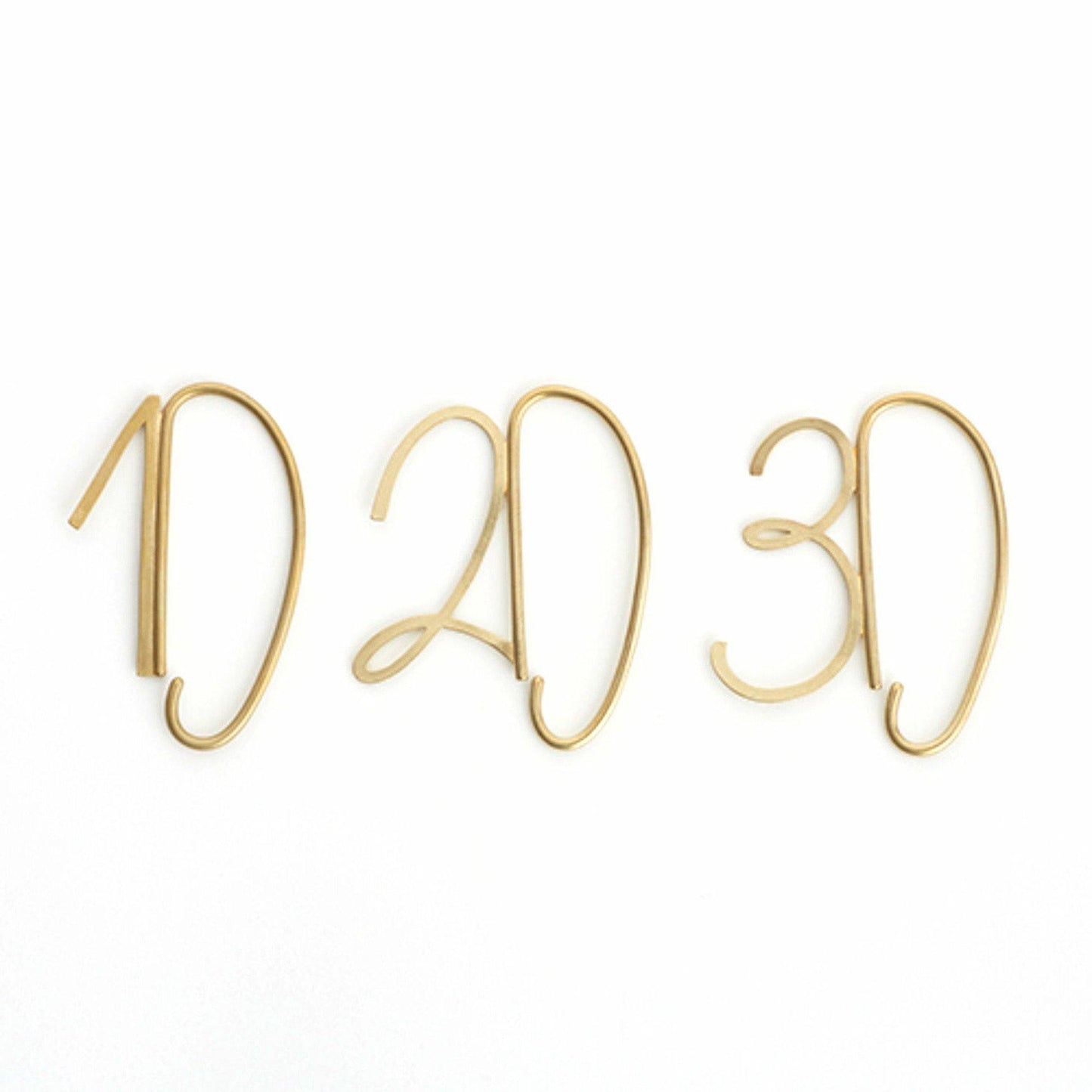 Aquvii(アクビ) | 数字モチーフのイヤーカフ Numbers earcuff - Sopwith camel