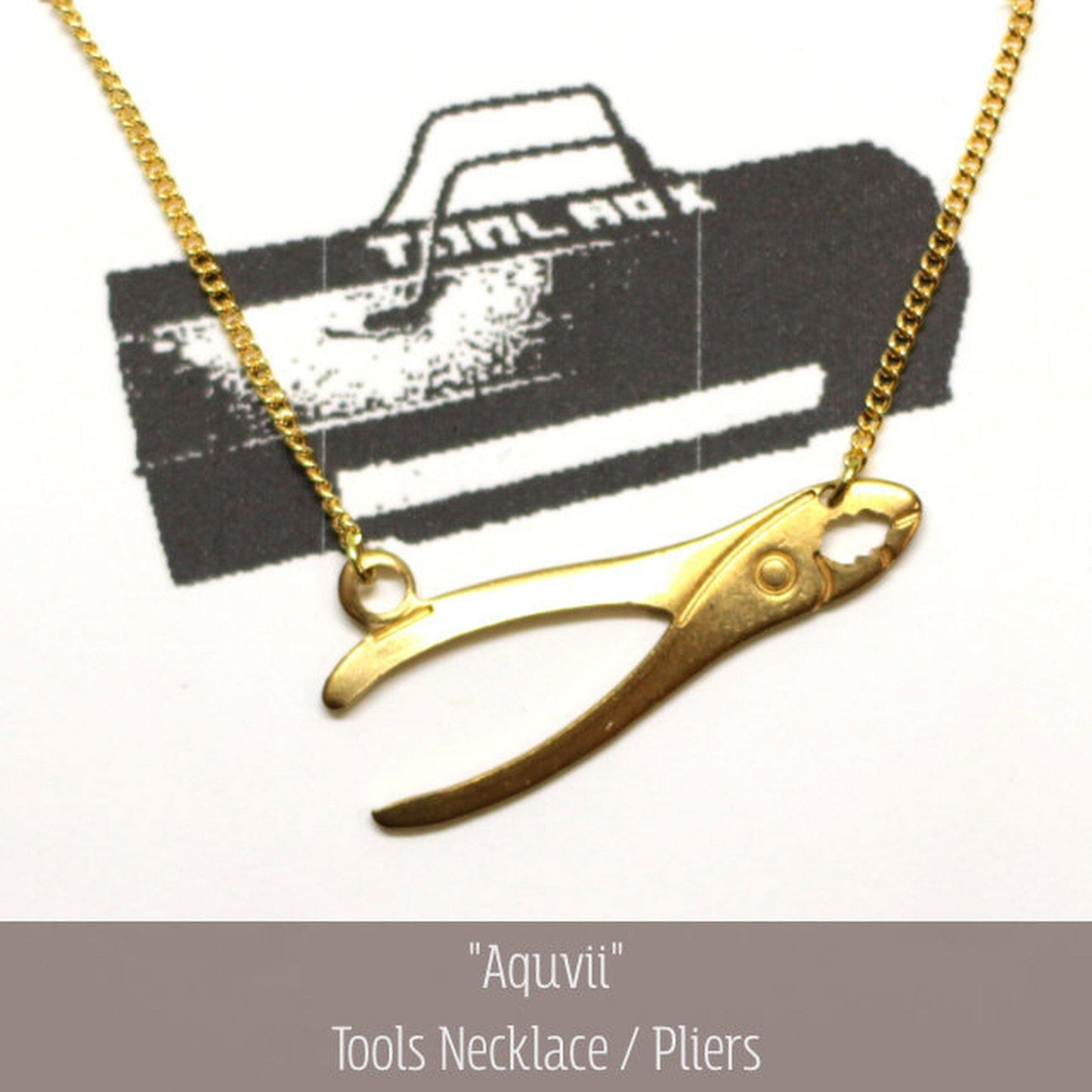 Aquvii(アクビ) | 道具箱の中の工具をモチーフにしたネックレス Tools necklace - Sopwith camel