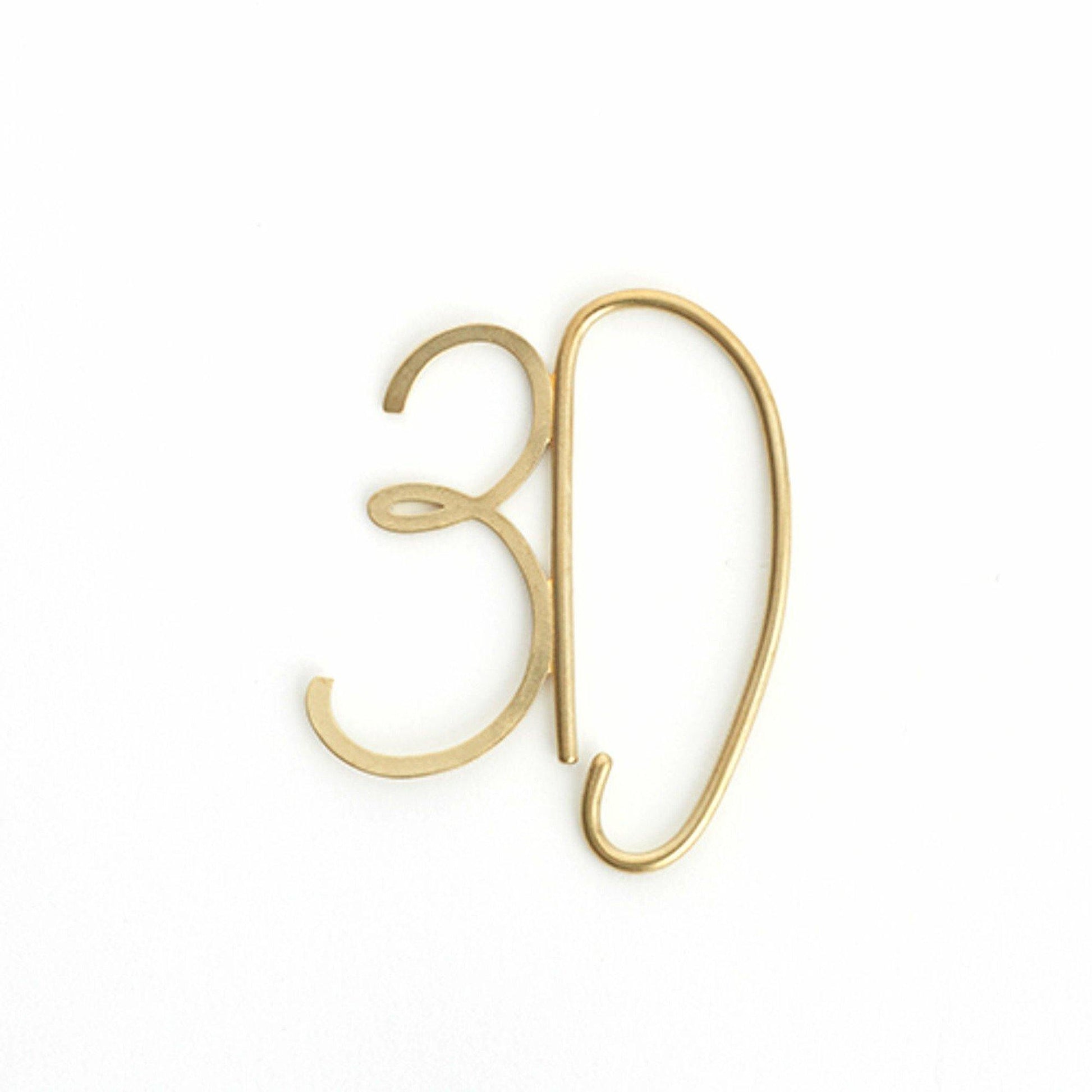 Aquvii(アクビ) | 数字モチーフのイヤーカフ Numbers earcuff - Sopwith camel