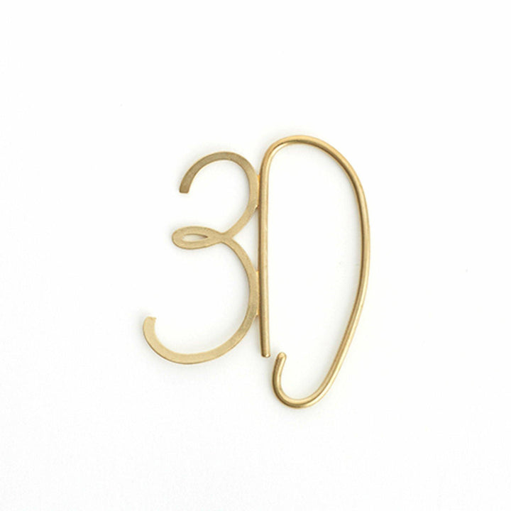 Aquvii(アクビ) | 数字モチーフのイヤーカフ Numbers earcuff - Sopwith camel