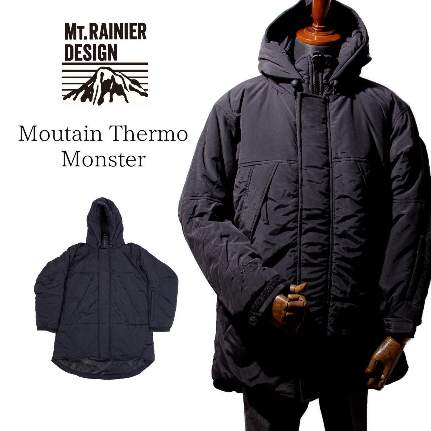 MT.RAINIER DESIGN | マウンテンサーモ モンスタージャケット 〈Black〉 - Sopwith camel