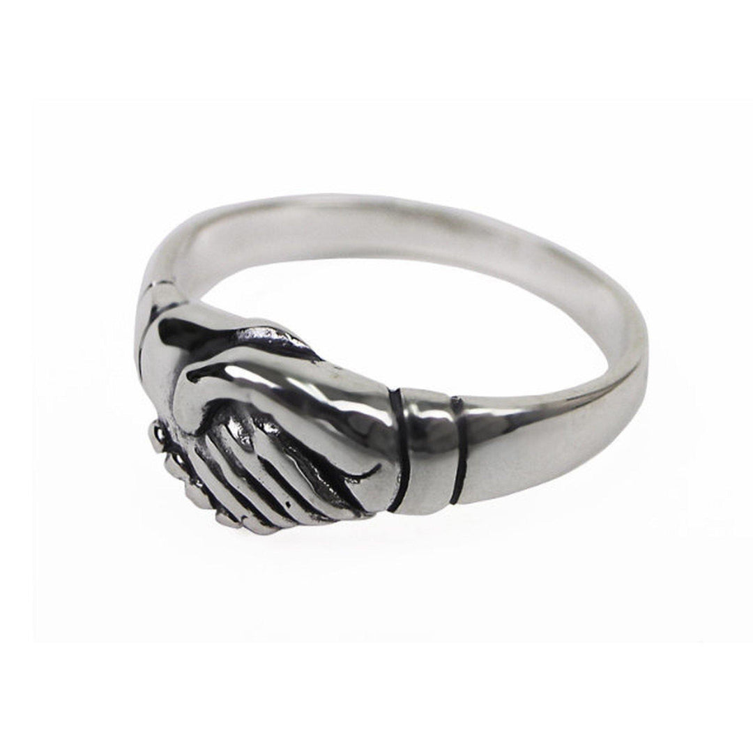 Lilac Original Archetype | 団結・約束の意味を持つ「握手」デザインのリング Unite Ring〈Silver〉 - Sopwith camel