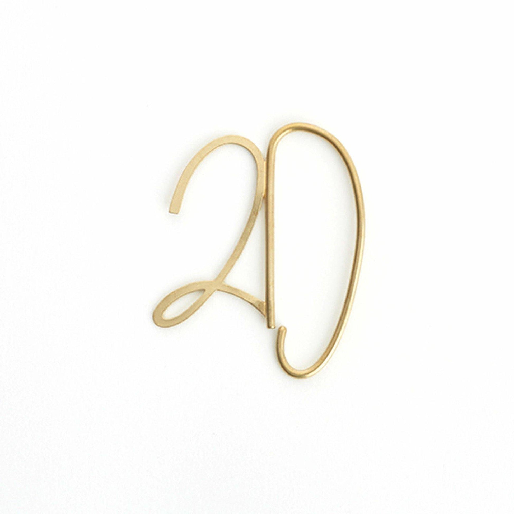 Aquvii(アクビ) | 数字モチーフのイヤーカフ Numbers earcuff - Sopwith camel